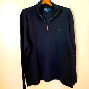 Polo Ralph Lauren Navy Quarter-Zip Pullover